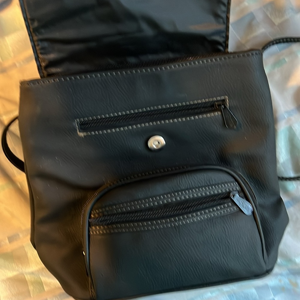 Black Multi Sac Mini Backpack - image 4